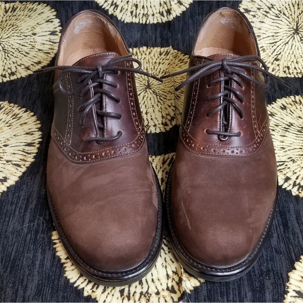 CROFT AND BARROW Brown Leather Dress Shoe